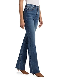 Beverly High-Rise Skinny Flared Jeans