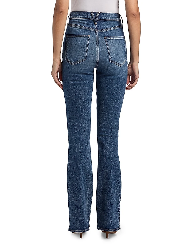 Beverly High-Rise Skinny Flared Jeans