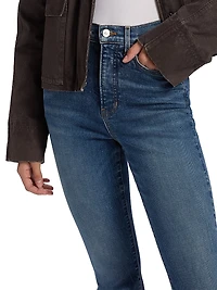 Beverly High-Rise Skinny Flared Jeans