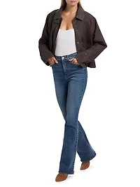Beverly High-Rise Skinny Flared Jeans