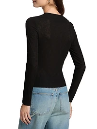 Neita Crewneck Long-Sleeve Top