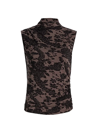 Mylie Sleeveless Floral Top