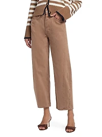 Ryder High-Rise Barrel-Leg Jeans