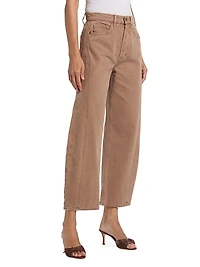Ryder High-Rise Barrel-Leg Jeans