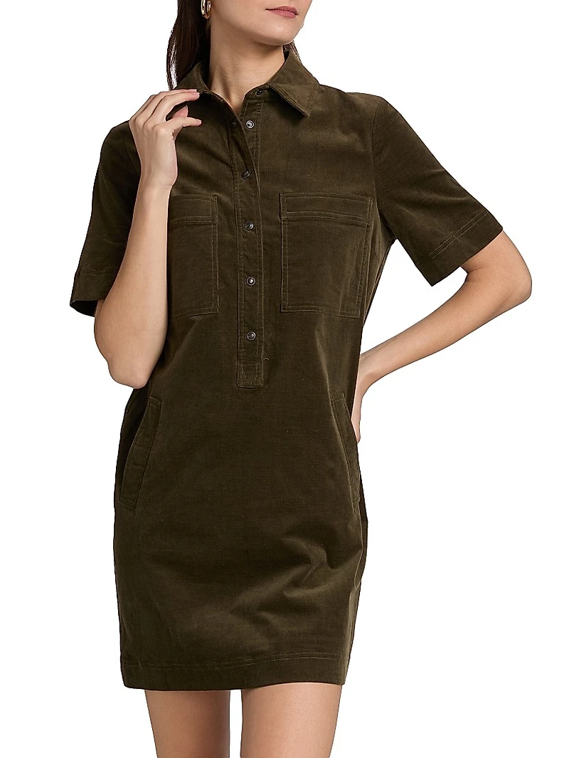 Koulis Stretch Cotton Minidress
