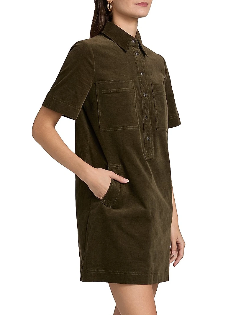 Koulis Stretch Cotton Minidress