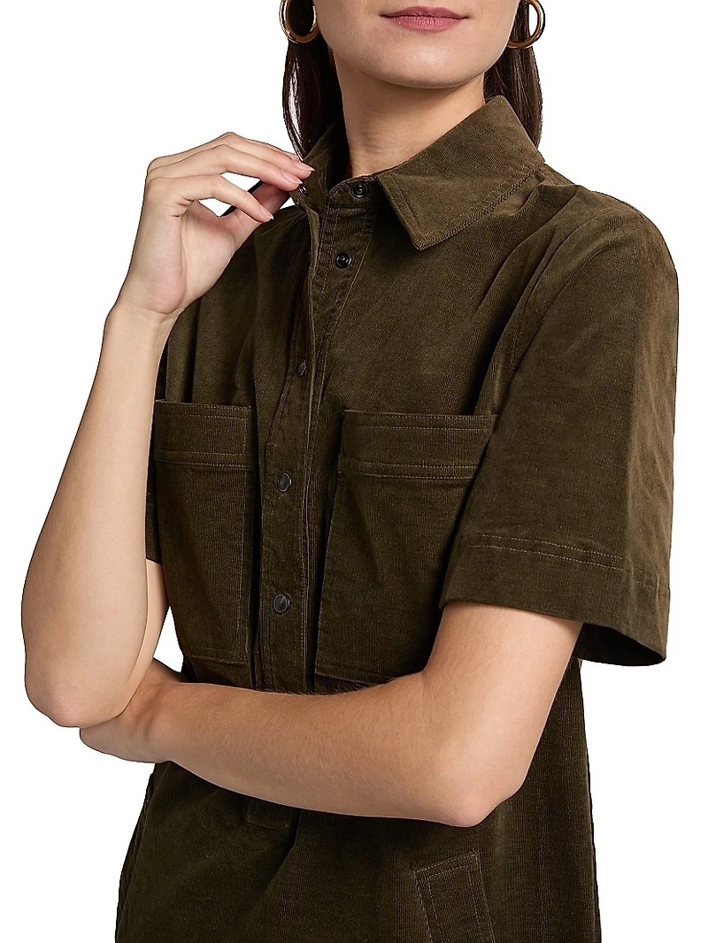 Koulis Stretch Cotton Minidress