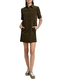 Koulis Stretch Cotton Minidress