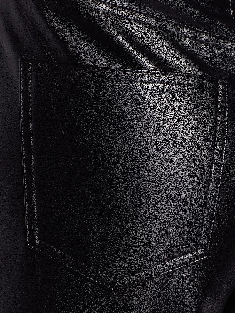 Kasey Faux Leather Wide-Leg Pants