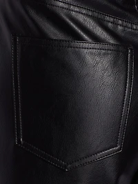Kasey Faux Leather Wide-Leg Pants