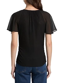 Arisa Mixed Media Top