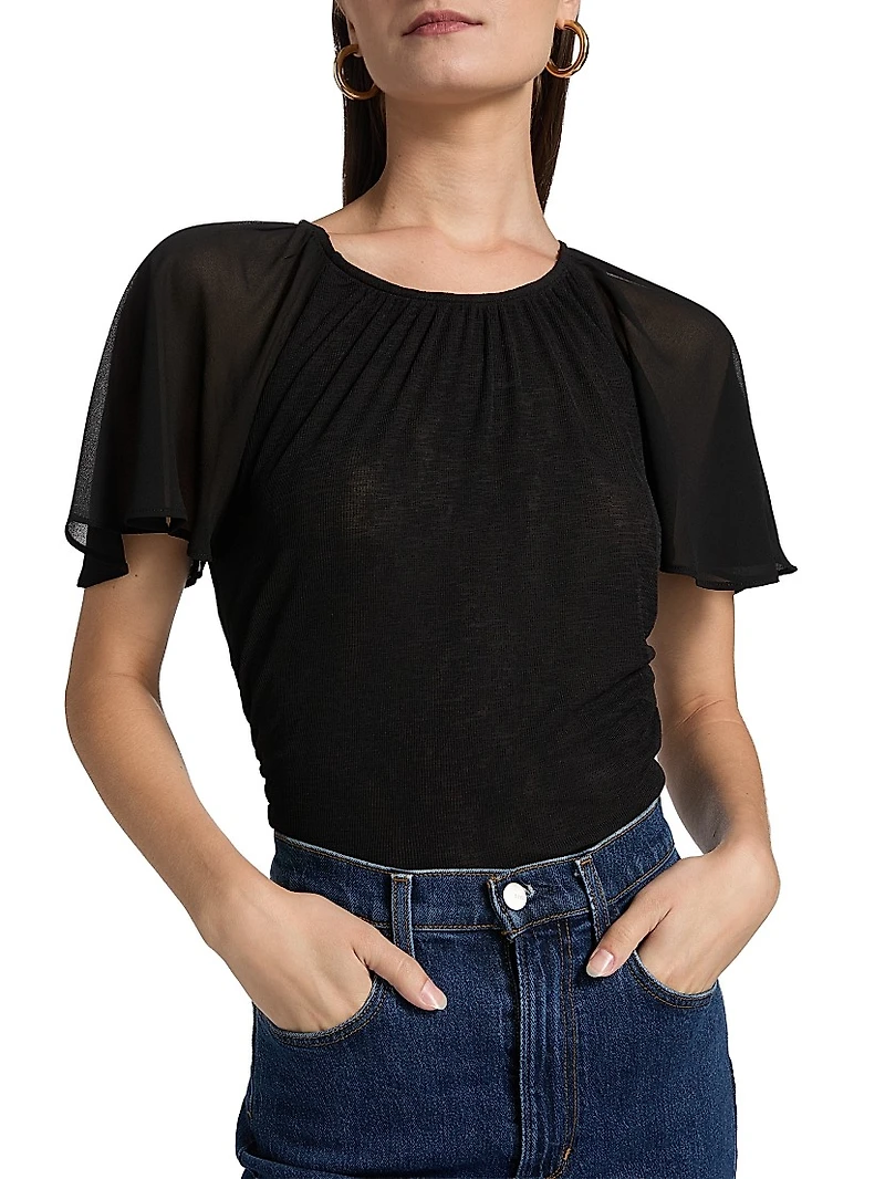 Arisa Mixed Media Top