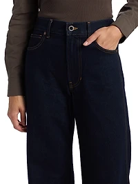Kasey Mid-Rise Wide-Leg Jeans