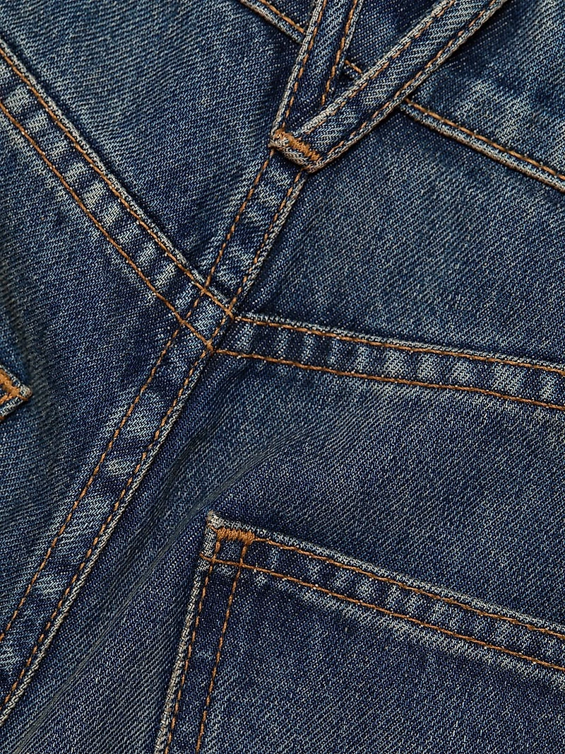 Ryder Saddle Barrel-Leg Jeans