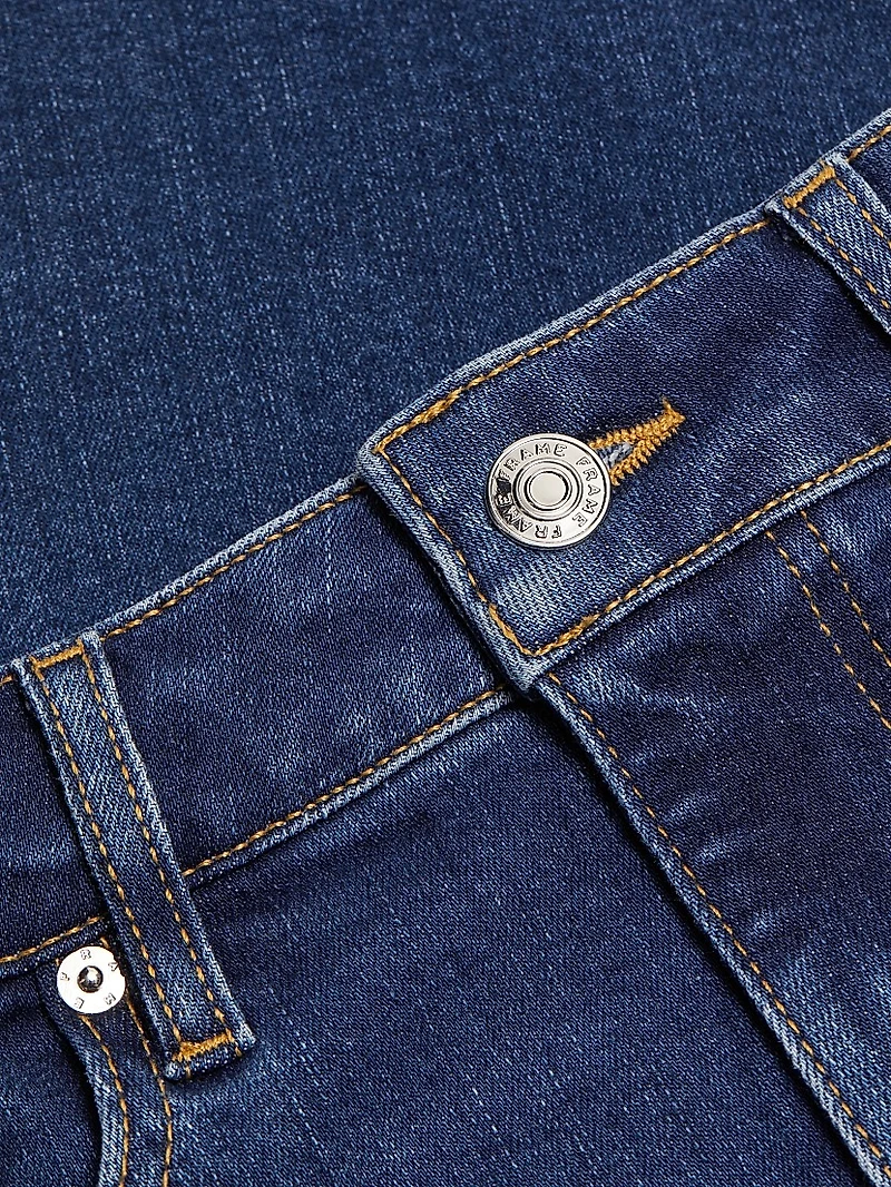 The Reboot Crop High-Rise Stretch Flared Jeans