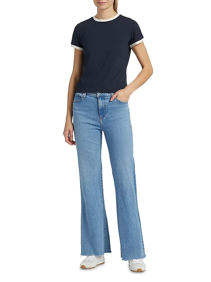 The Icon Mid-Rise Stretch Flare Jeans
