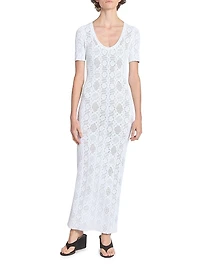 Tube Lace Maxi Dress