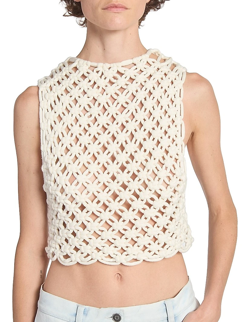 Square Woven Top