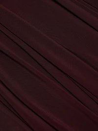 Cross Mesh Halter Midi-Dress