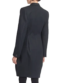 Tailored Cotton Double-Breasted Coat