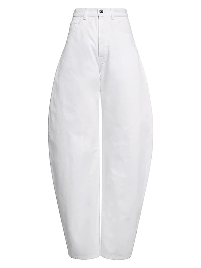 Barrel Mid-Rise Jeans