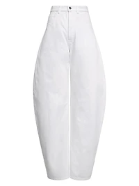 Barrel Mid-Rise Jeans