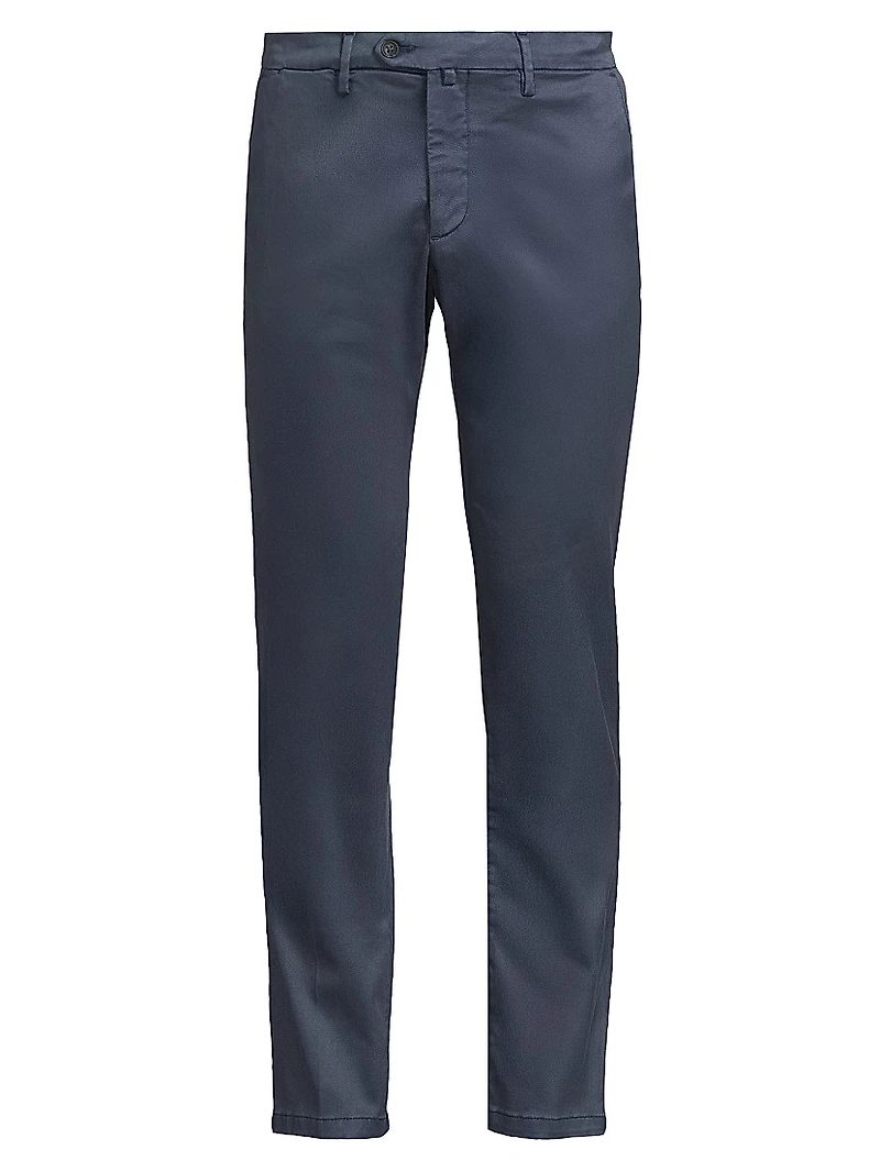 Stretch Flat-Front Trousers