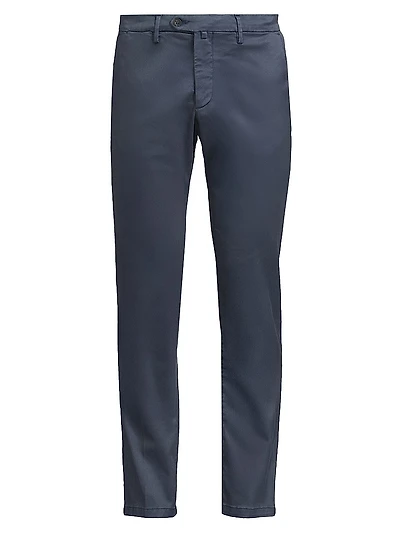 Stretch Flat-Front Trousers