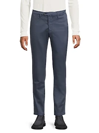 Stretch Flat-Front Trousers