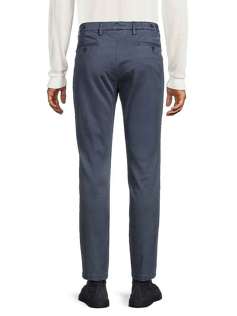 Stretch Flat-Front Trousers