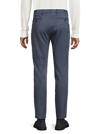 Stretch Flat-Front Trousers