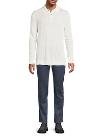 Stretch Flat-Front Trousers