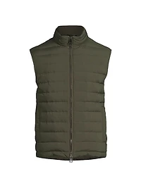 Stand Collar Puffer Vest