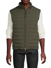 Stand Collar Puffer Vest