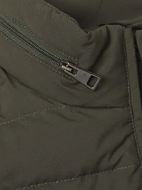 Stand Collar Puffer Vest
