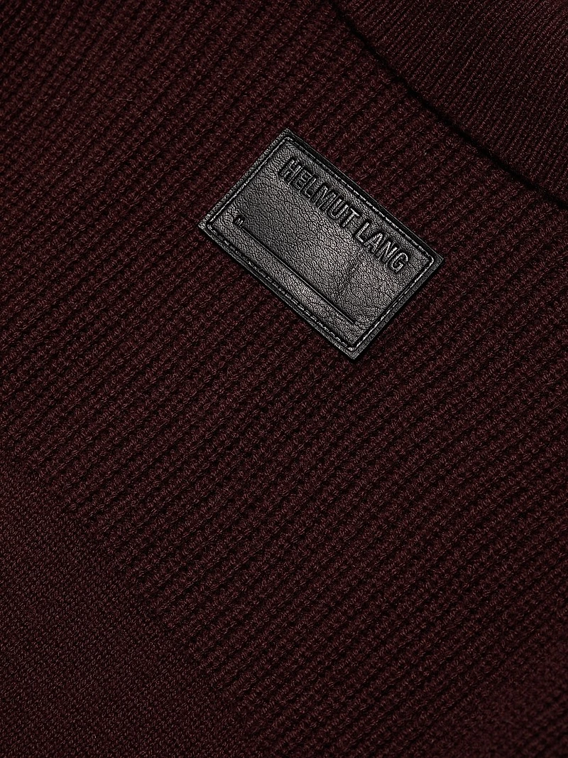 Wool-Cashmere Polo Sweater