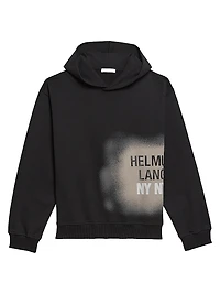 Spray Relaxed Fit Cotton Hoodie