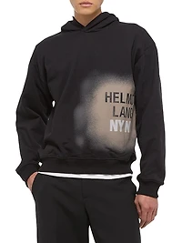 Spray Relaxed Fit Cotton Hoodie