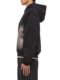 Spray Relaxed Fit Cotton Hoodie