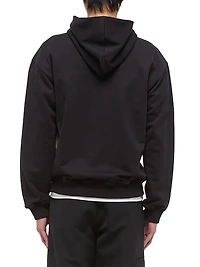 Spray Relaxed Fit Cotton Hoodie