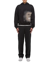 Spray Relaxed Fit Cotton Hoodie