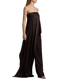 Sonia Crepe Strapless Jumpsuit