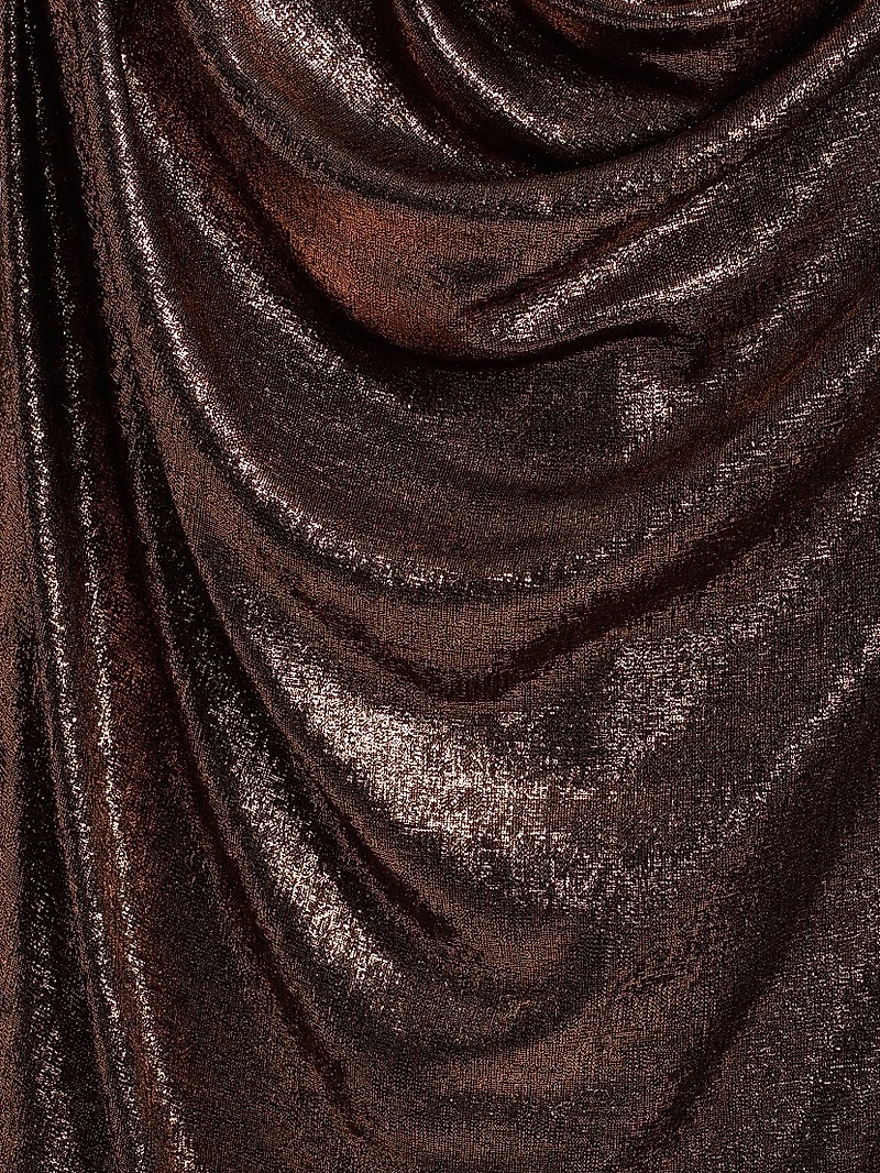 Soraya Metallic Jersey Gown