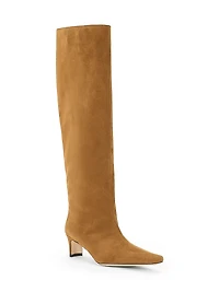 Wally 55MM Suede Wide-Calf Knee-High Boots