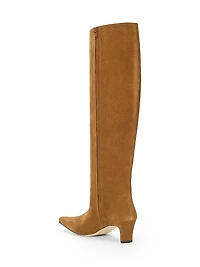 Wally 55MM Suede Wide-Calf Knee-High Boots