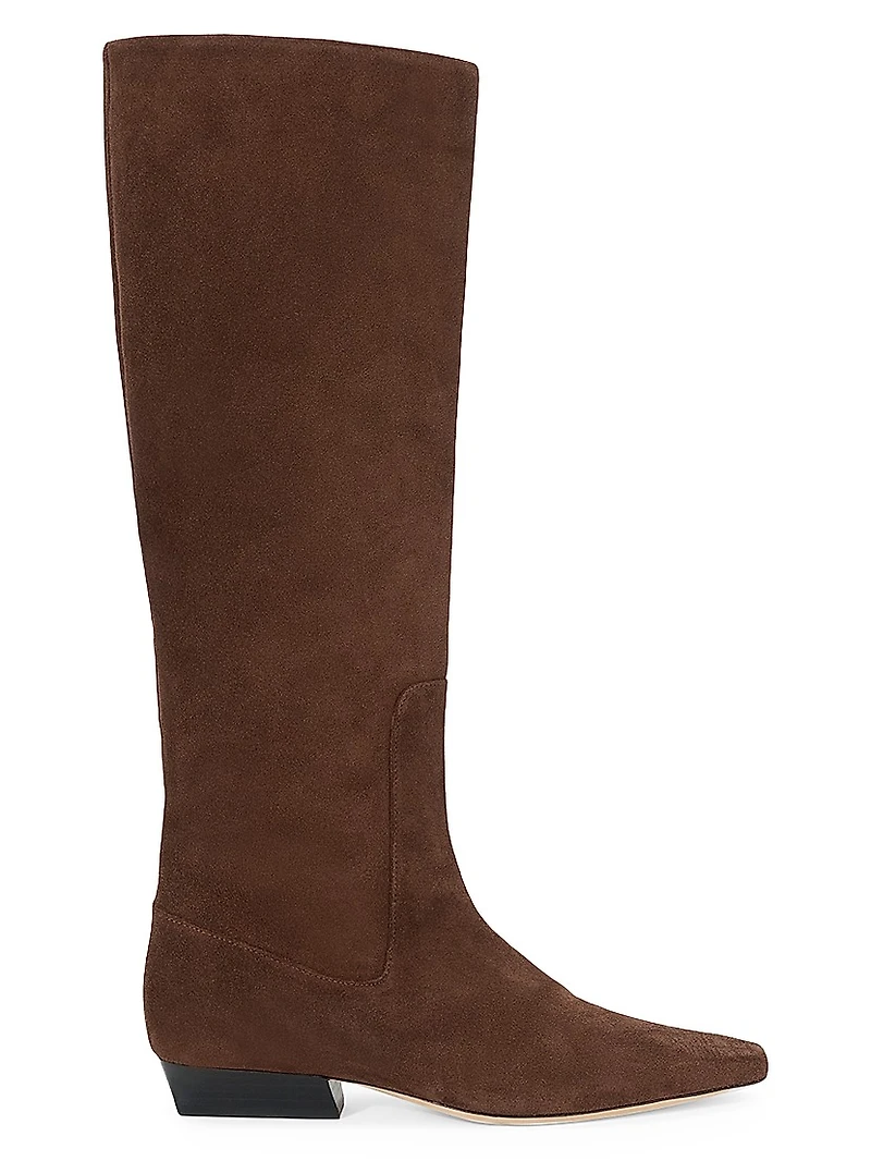 Wally 25MM Suede Knee-High Boots