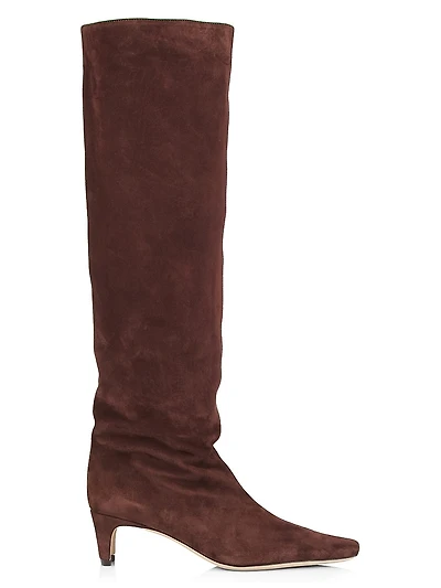 Wally Suede Knee-High Boots