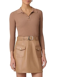 Melinda Mixed Media Minidress