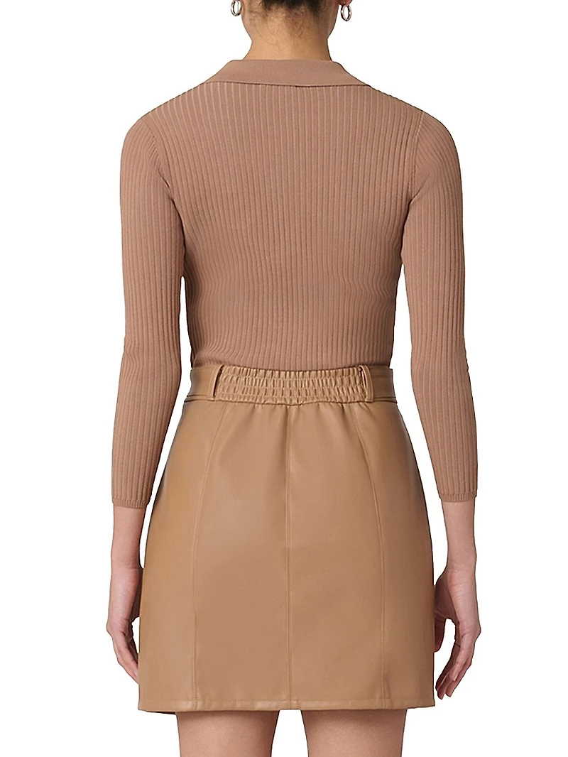 Melinda Mixed Media Minidress