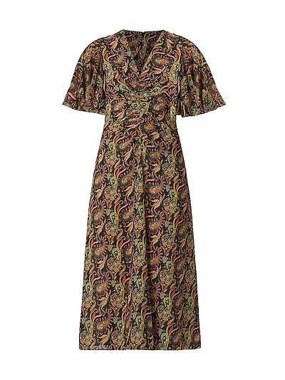 Drew Paisley Cocktail Dress